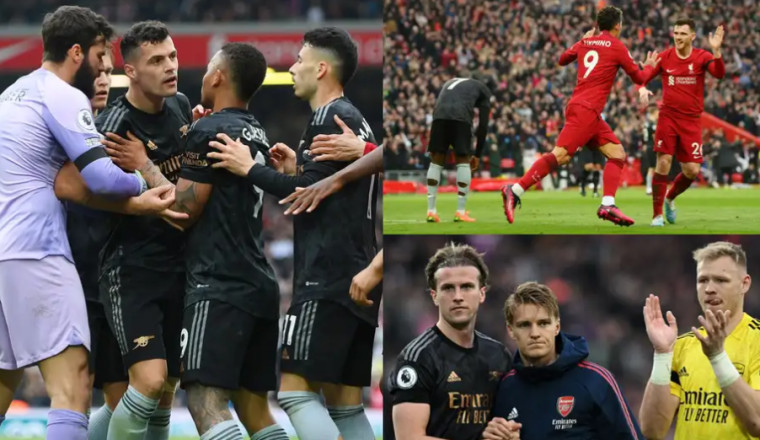 Apa-Apaan, Granit Xhaka?! Pemenang Dan Pecundang Saat Roberto Firmino Dan Liverpool Nodai Asa Juara Arsenal