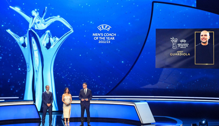 Josep Guardiola Menang UEFA Men's Coach of the Year