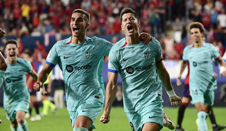 Hasil Liga Spanyol, Osasuna vs Barcelona: Skor 1-2