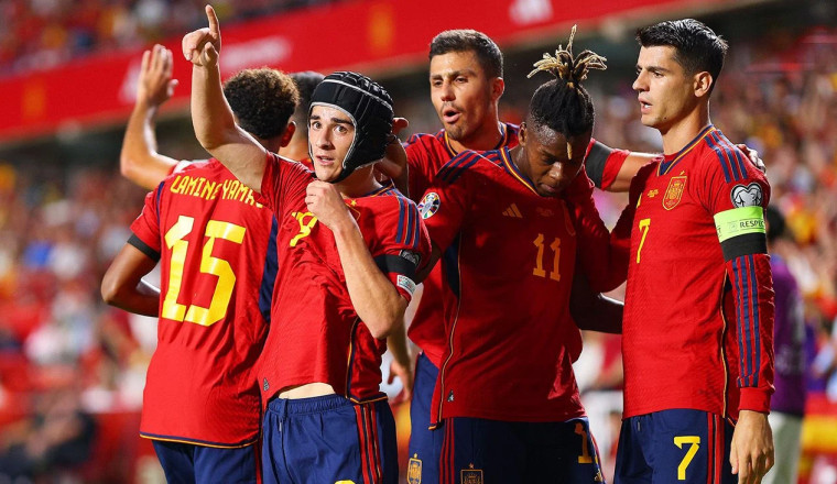 Tampil Perkasa, Spanyol Gasak Siprus Setengah Lusin Gol Tanpa Balas!