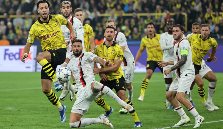 Hasil Liga Champions Eropa, Borussia Dortmund vs AC Milan: Skor 0-0