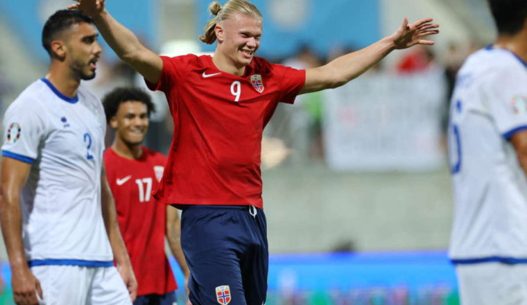 Hasil Kualifikasi Euro 2024: Norwegia Hajar Siprus 4-0