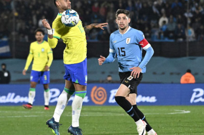 Hasil Kualifikasi Piala Dunia 2026, Uruguay vs Brasil: Skor 2-0