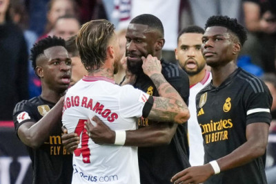 Laga 'Reuni' Sergio Ramos Berakhir Imbang, Sevilla vs Real Madrid : 1-1