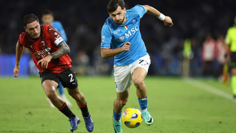 Hasil Liga Italia, Napoli vs AC Milan: Skor 2-2