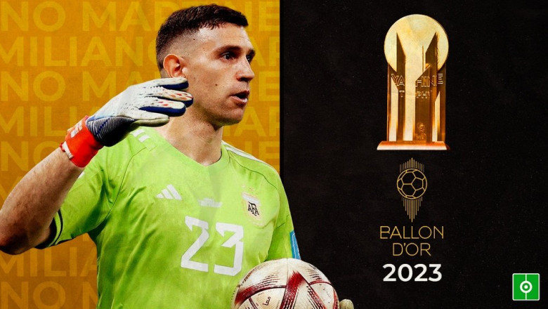 Congrats! Emiliano Martinez Raih Penghargaan Kiper Terbaik Dunia Yachine Trophy 2023