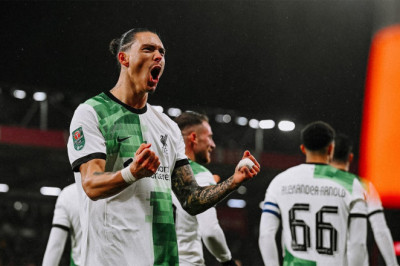 Tumbangkan Bournemouth, Liverpool Lolos 8 Besar Carabao Cup