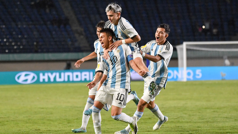 Hasil Piala Dunia U-17, Argentina U-17 Gasak Brasil U-17 3 Gol Tanpa Balas