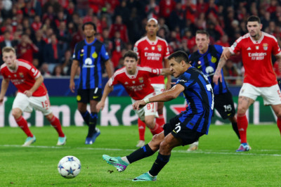 Hasil Liga Champions, Benfica vs Inter Milan: Skor 3-3