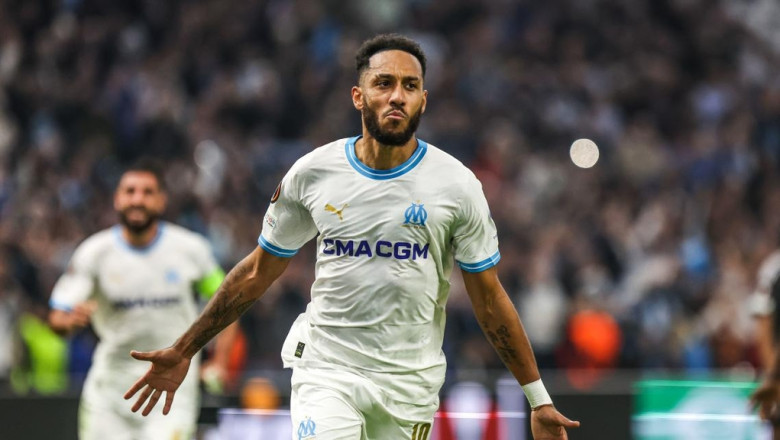Hattrick Aubameyang Bawa Marseille Puncaki Klasemen Grup B Liga Europa