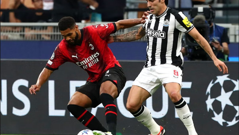 Prediksi Line Up Liga Champions, Newcastle vs AC Milan