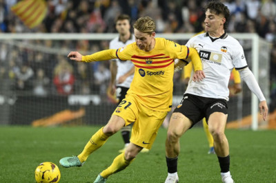 Bermain Imbang di Markas Valencia, Barcelona Perpanjang Tren Negatif