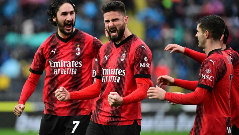 Tampil Dominan, AC Milan Gasak Empoli Tiga Gol Tanpa Balas