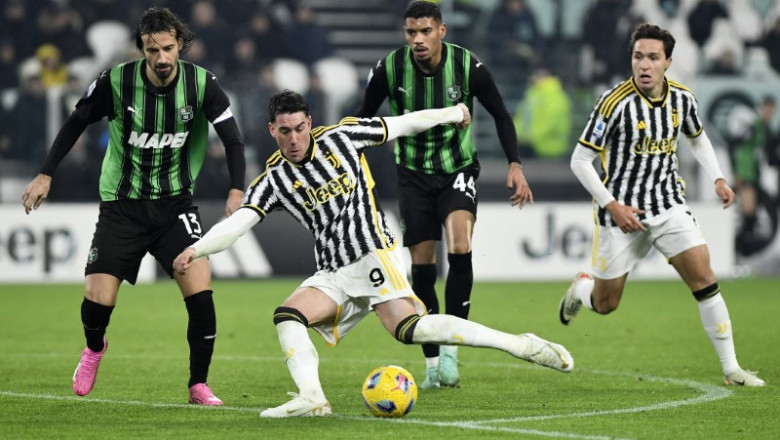 Hajar Sassuolo 3-0, Juventus Sukses Pangkas Poin dari Inter Milan