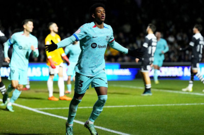 Kandaskan Unionistas, Barcelona Raih Tiket 8 Besar Copa Del Rey