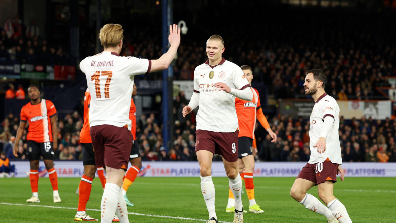 Tampil Fantastis, Manchester City Hajar Luton Town 6-2