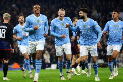 Bungkam FC Copenhagen 3-1, Manchester City Melenggang Mulus ke Babak 8 Besar