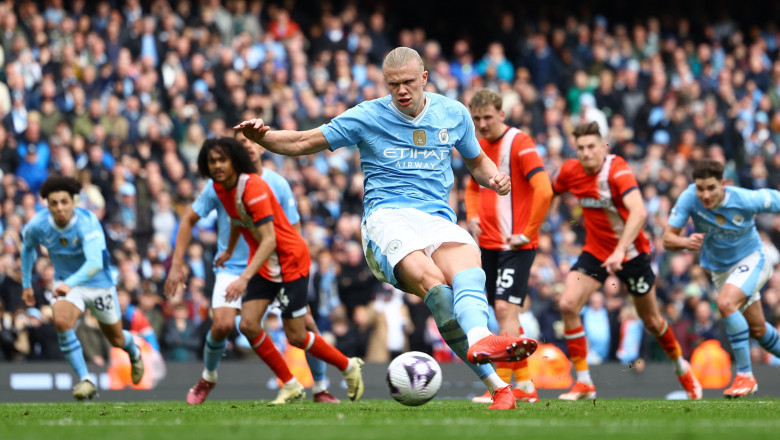 Manchester City Menang Telak 5-1 atas Luton Town di Etihad Stadium