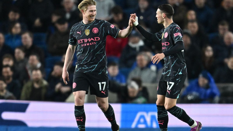 Manchester City Hajar Brighton 4-0 di Falmer Stadium dalam Duel Tunda Premier League