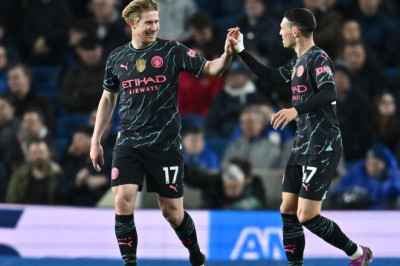 Manchester City Hajar Brighton 4-0 di Falmer Stadium dalam Duel Tunda Premier League
