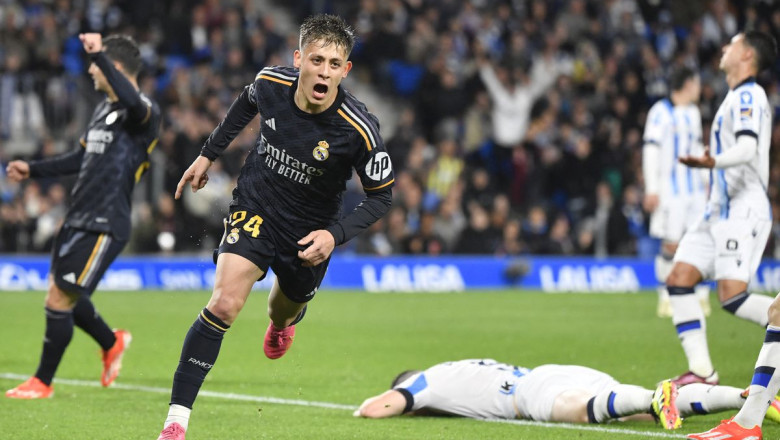 Gol Tunggal Arda Guler Bawa Real Madrid Raih Kemenangan Tipis 1-0 atas Real Sociedad