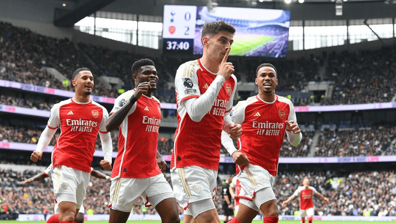 Drama Lima Gol Hiasi Kemenangan Arsenal atas Tottenham dalam Derby London