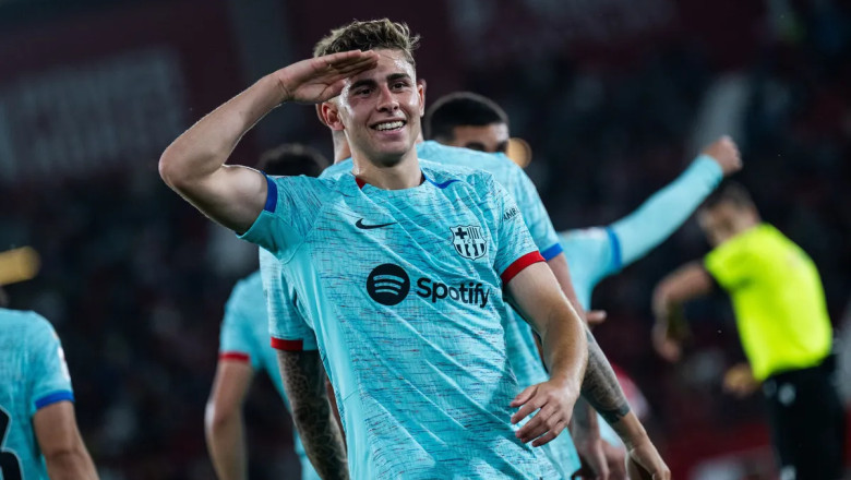 Cetak Brace, Fermin Lopez Jadi Bintang Kemenangan Barcelona atas Almeria