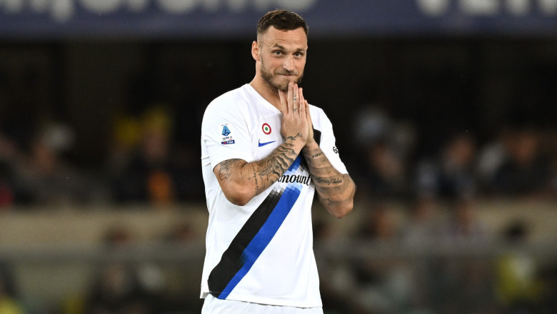 Marko Arnautovic Jadi Bintang di Laga Hellas Verona vs Inter Milan