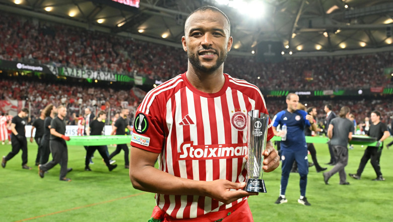 Ayoub El Kaabi Pahlawan Kemenangan Olympiakos di Final UEFA Europa Conference League