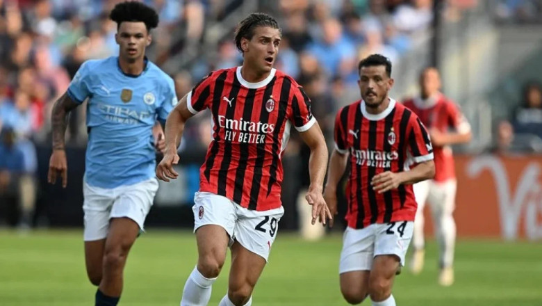 AC Milan Tundukkan Manchester City 3-2 dalam Laga Pramusim yang Sengit