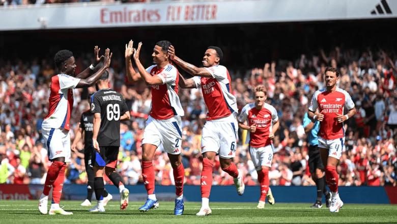 Arsenal Tundukkan Lyon di Emirates Cup 2024: Saliba dan Gabriel Jadi Pahlawan