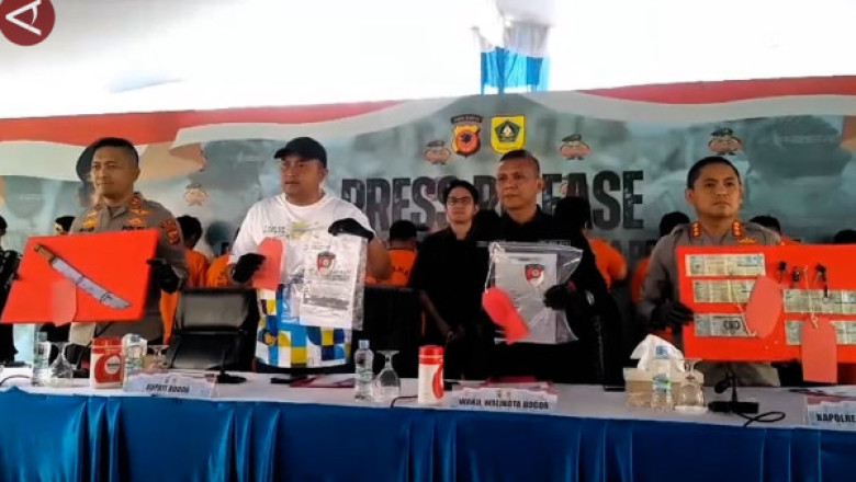 Polisi amankan 109 kendaraan terkait kasus premanisme di Bogor
