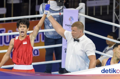 Vicky Tahumil Junior Sumbang Emas Tinju Indonesia di SEA Games 2025