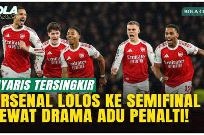 Nyaris Tersingkir, Arsenal Lolos ke Semifinal Piala FA Usai Adu Penalti Dramatis!