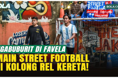 Ngabuburit Street Football di Jakarta! Barelz Arena Disulap Jadi Favela ala Brasil
