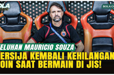 Persija vs Dewa United 1-1, Mauricio Souza Soroti Kondisi Lapangan JIS