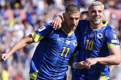 Edin Dzeko Kembali ke Inggris, Bawa Misi Besar Bosnia and Herzegovina