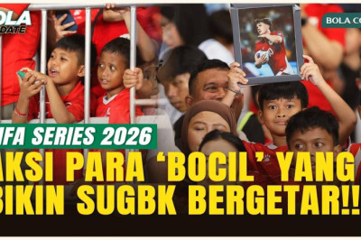 Momen Suporter Cilik Timnas Indonesia Membara saat Timnas Indonesia Bekuk Saint Kitts & Nevis