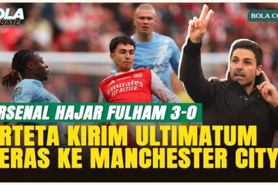 Arsenal Menggila! Hajar Fulham 3-0, Arteta Kirim Tekanan Keras ke Manchester City