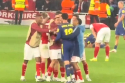 Insiden Gabriel Jesus Menampar Pemain Atletico Madrid